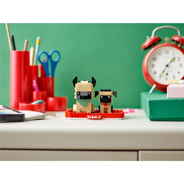 Lego discount brickheadz dog