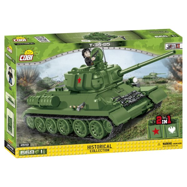 COBI 2542 T-34/85 WW2 Historical Collection