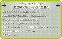 COBI 2403 VW Typ 166 Schwimmwagen WW2 Historical Collection