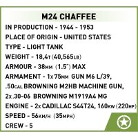 COBI 2543 M24 Chaffee WW2 Historical Collection