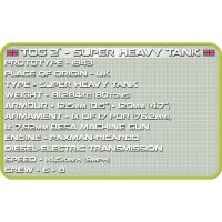 COBI 2544 TOG II* - Super Heavy Tank WW2 Historical Collection