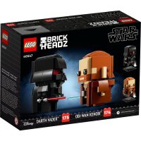 LEGO BrickHeadz 40547 Obi-Wan Kenobi & Darth Vader