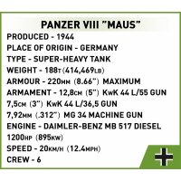 COBI 2559 Panzer VIII Maus WW2 Historical Collection