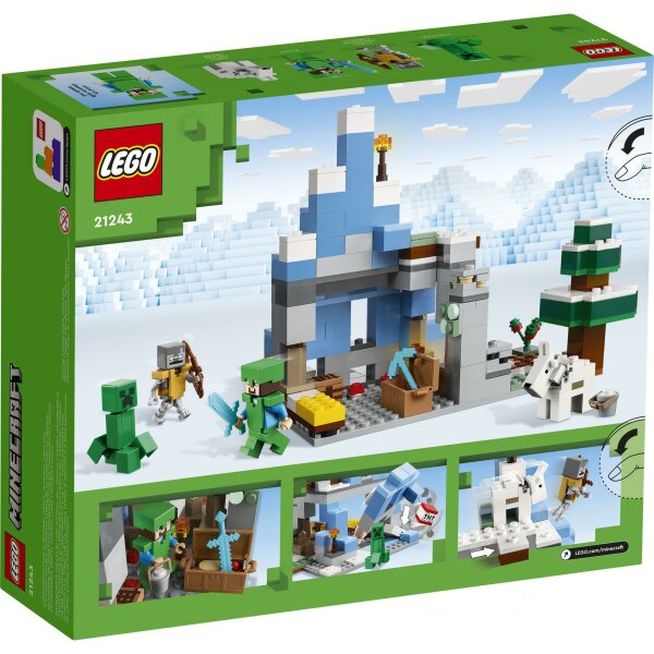 LEGO&reg; Minecraft 21243 Die Vereisten Gipfel