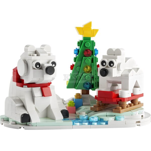 LEGO Iconic 40571 Wintertime Polar Bears