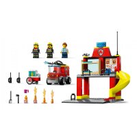 LEGO® City 60375 Feuerwehrstation und Löschauto