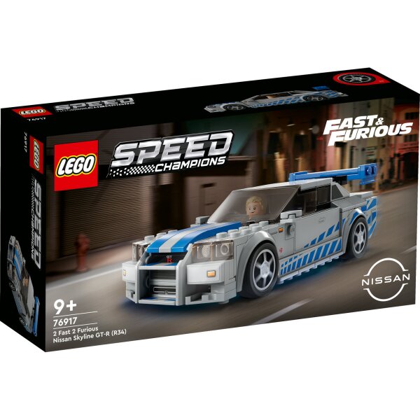 LEGO Speed Champions 76917 2 Fast 2 Furious – Nissan Skyline GT-R (R34)