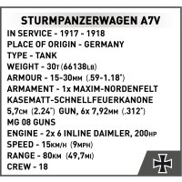 COBI 2989 Sturmpanzerwagen A7V Great War Historical Collection
