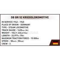 COBI 6281 Kriegs Lokomotive Baureihe 52