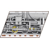 COBI 6281 Kriegs Lokomotive Baureihe 52