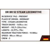 COBI 6282 DR BR 52 Steam Locomotive Trains