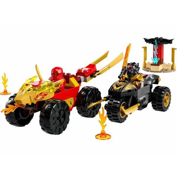 LEGO® Ninjago 71789 Verfolgungsjagd mit Kais Flitzer und Ras‘ Motorrad
