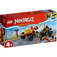 LEGO® Ninjago 71789 Verfolgungsjagd mit Kais Flitzer und Ras‘ Motorrad