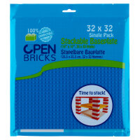 Open Bricks Baseplate 32x32 blue Single-Pack