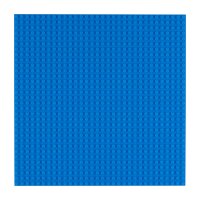 Open Bricks Bauplatte 32x32 blau Single-Paket