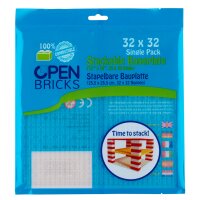 Open Bricks Baseplate 32x32 transparent clear Single-Pack