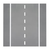 Open Bricks Streetplate 32x32 straight grey Single-Pack