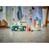 LEGO City 60403 Rettungswagen und Snowboarder