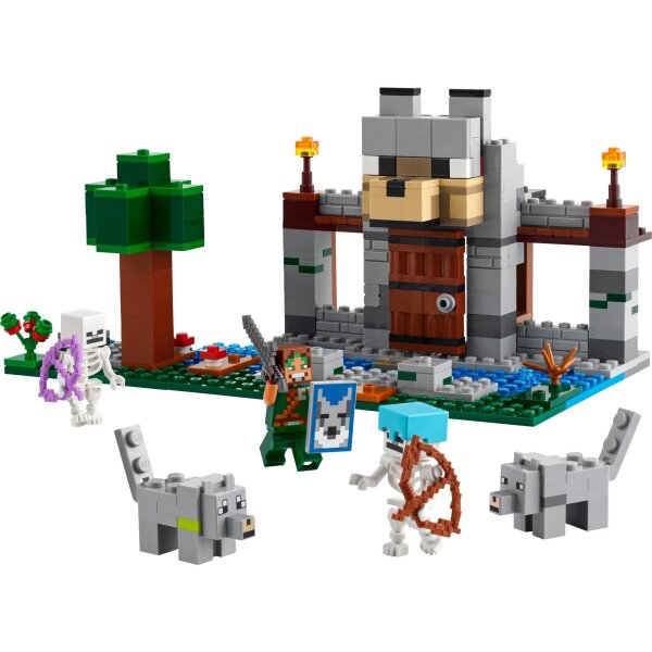 LEGO® Minecraft 21261 Die Wolfsfestung