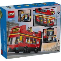 LEGO City 60407 Red Double-Decker Sightseeing Bus