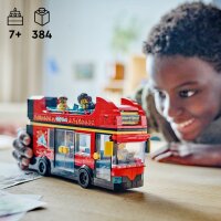 LEGO City 60407 Red Double-Decker Sightseeing Bus