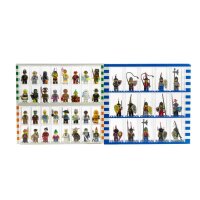 Display Vitrine 4x4 für Deine Minifiguren - 8er Pack