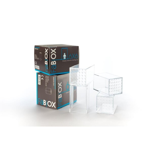 Display Vitrine 6x6 für Deine Minifiguren - 4er Pack