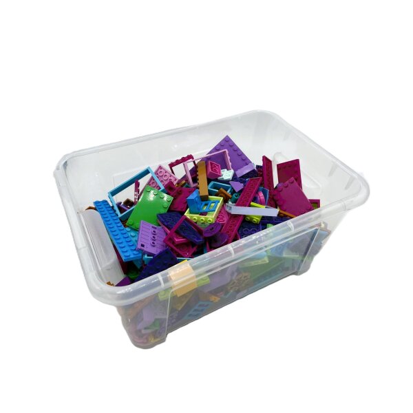 LEGO Friends bulk 1 kg - bricks and tiles in a colorful mix