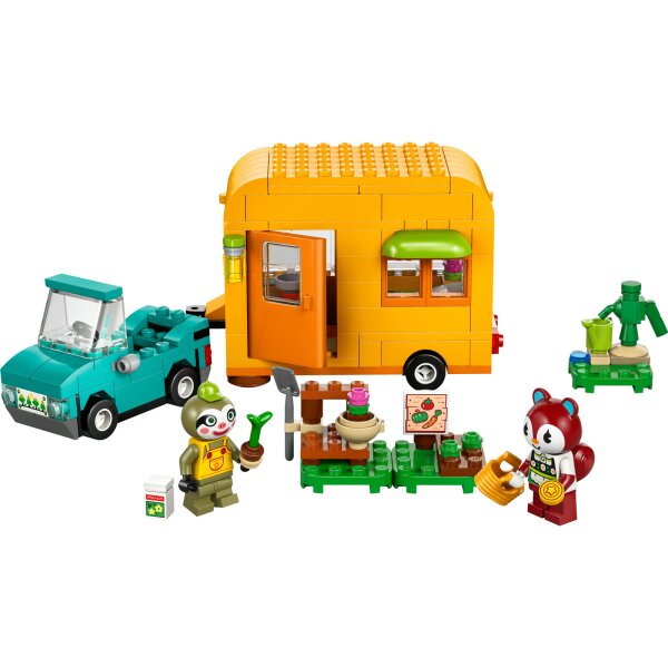 LEGO Animal Crossing 77054 Gerds Wohnwagen & Gärtnerei