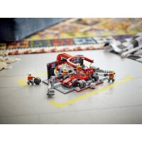LEGO City 60443 F1 Boxenstopp mit Boxencrew und Ferrari Flitzer