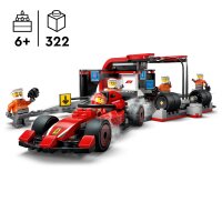 LEGO City 60443 F1 Pit Stop & Pit Crew with Ferrari Car