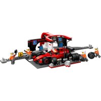 LEGO 60443 F1® Boxenstopp mit Boxencrew und Ferrari...