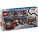 LEGO City 60443 F1 Boxenstopp mit Boxencrew und Ferrari Flitzer