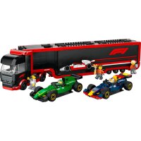 LEGO 60445 F1® Transporter mit RB20 & AMR24 F1® Rennautos LEGO City