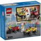 LEGO City 60458 Pizza vs. Fire Truck Race Car Pack